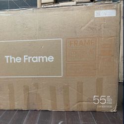 SAMSUNG 55-Inch Class QLED 4K The Frame LS03D Series, Quantum HDR, Art Mode, Anti-Reflection Matte Display, Smart TV w/ 