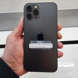 Apple iPhone 12 Pro Max 128GB in Graphite (AT&T, Cricket, Net10, H20)