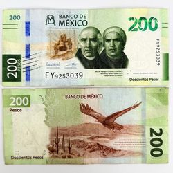 Mexico - 200 Pesos 2023 UNC P. W131A 30th Anniversary of Autonomy of Banco