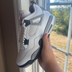 Air Jordan 4 White Cement