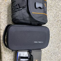 Camera, Drone Bag And Tripod Top