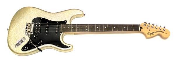 Squier Standard Series Silver Sparkle Stratocaster