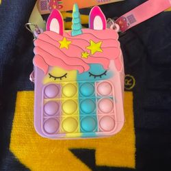 A cute Unicorn 🦄 Pop-it Bag 