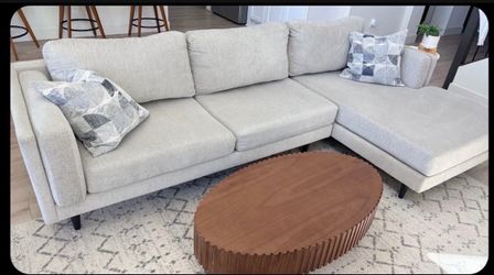 Living Spaces Sofa Sectional, Couch, Chaise Lounge