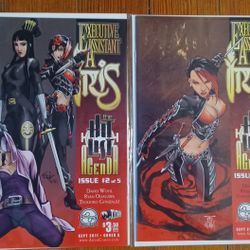 Executive Assistant 2 Comic Book Lot The Hit List Agenda VIOLET 