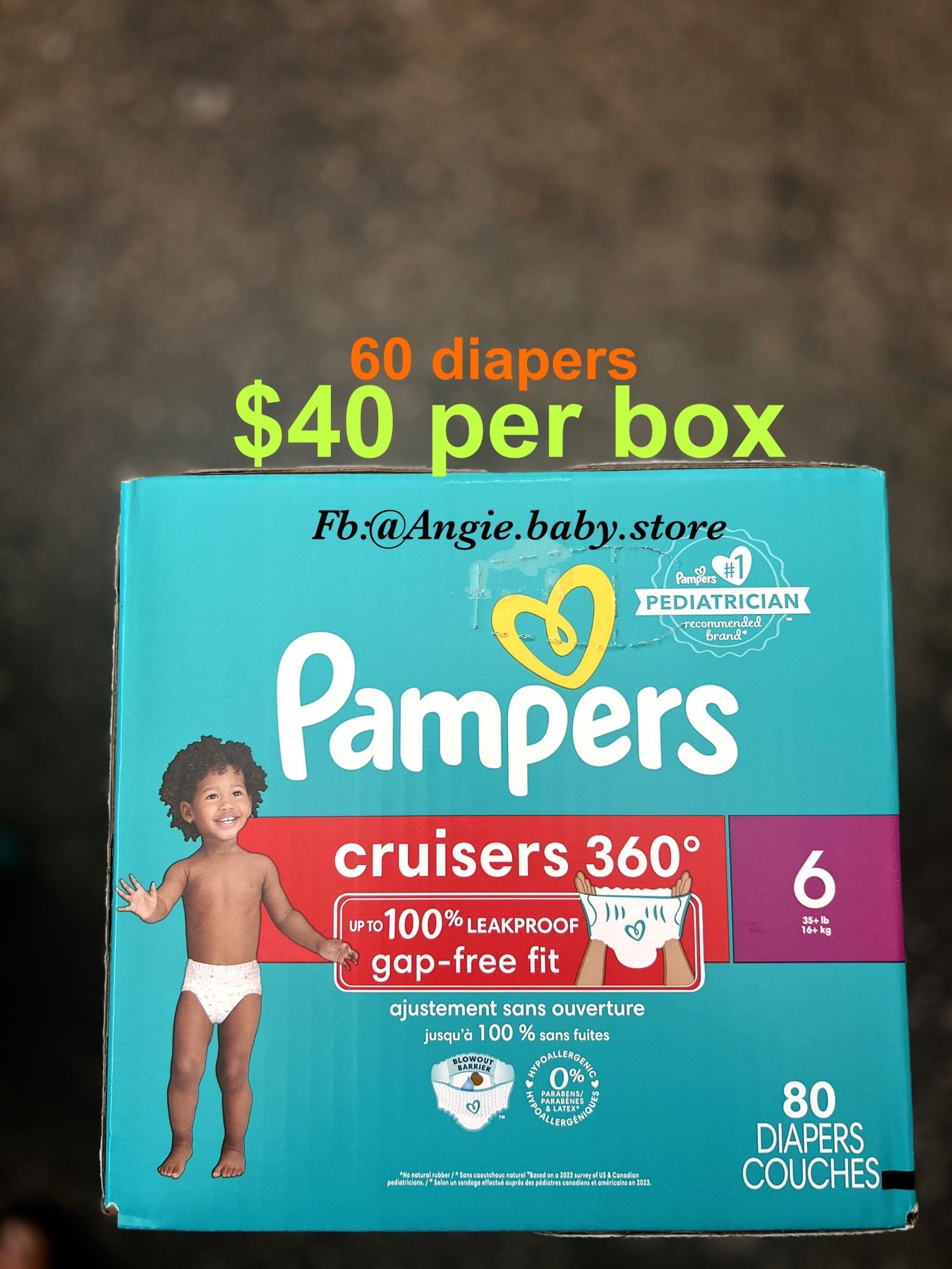 Pampers Cruiser 360 Fit Size 6
