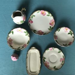 Vintage Desert rose Franciscan Pottery-CHIPPED And Or CRACKED 