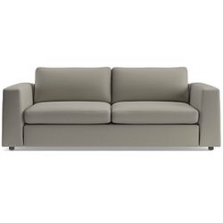 Crate and Barrel Peyton Queen Sleeper Sofa in Shelly Grey