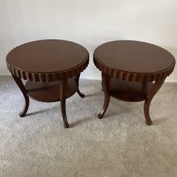 Round End Tables.