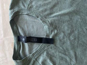 Lululemon Green Textured Athletic Top