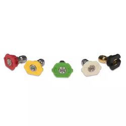 DEWALT Replacement Spray Nozzles with 1/4 in. QC Connections for Hot/Cold Water 4500 PSI Pressure Washers @Tools-738