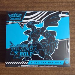 Pokemon Cards Scarlet and Violet Black Bolt Elite Trainer Box 