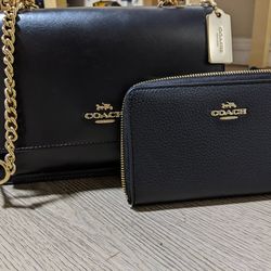 Coach purse and wallet