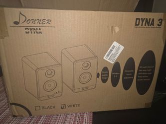 Donner dyna 3 speakers, brand new in box