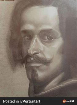 Copy of Diego Velazquez (hand/made drawing)