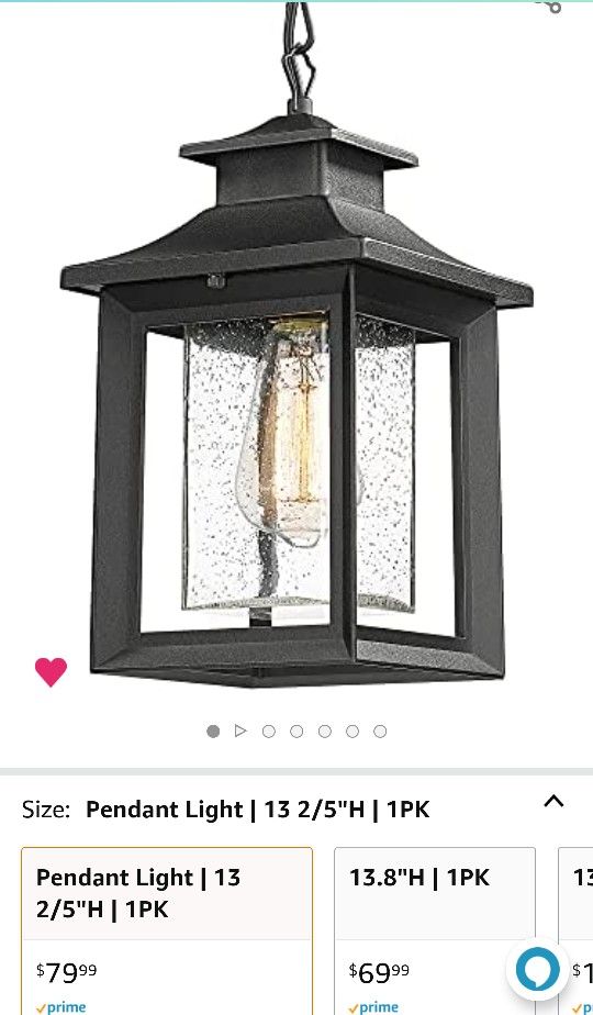 Pendant light