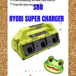 🐦‍🔥 RYOBI SUPER CHARGER 