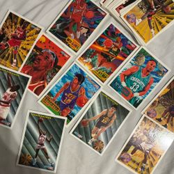 Fleer 93-94 Basketball Cards John Stockton Hakeem Olajuwon Dennis Rodman 