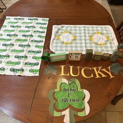 Super cute St. Pattys day decor