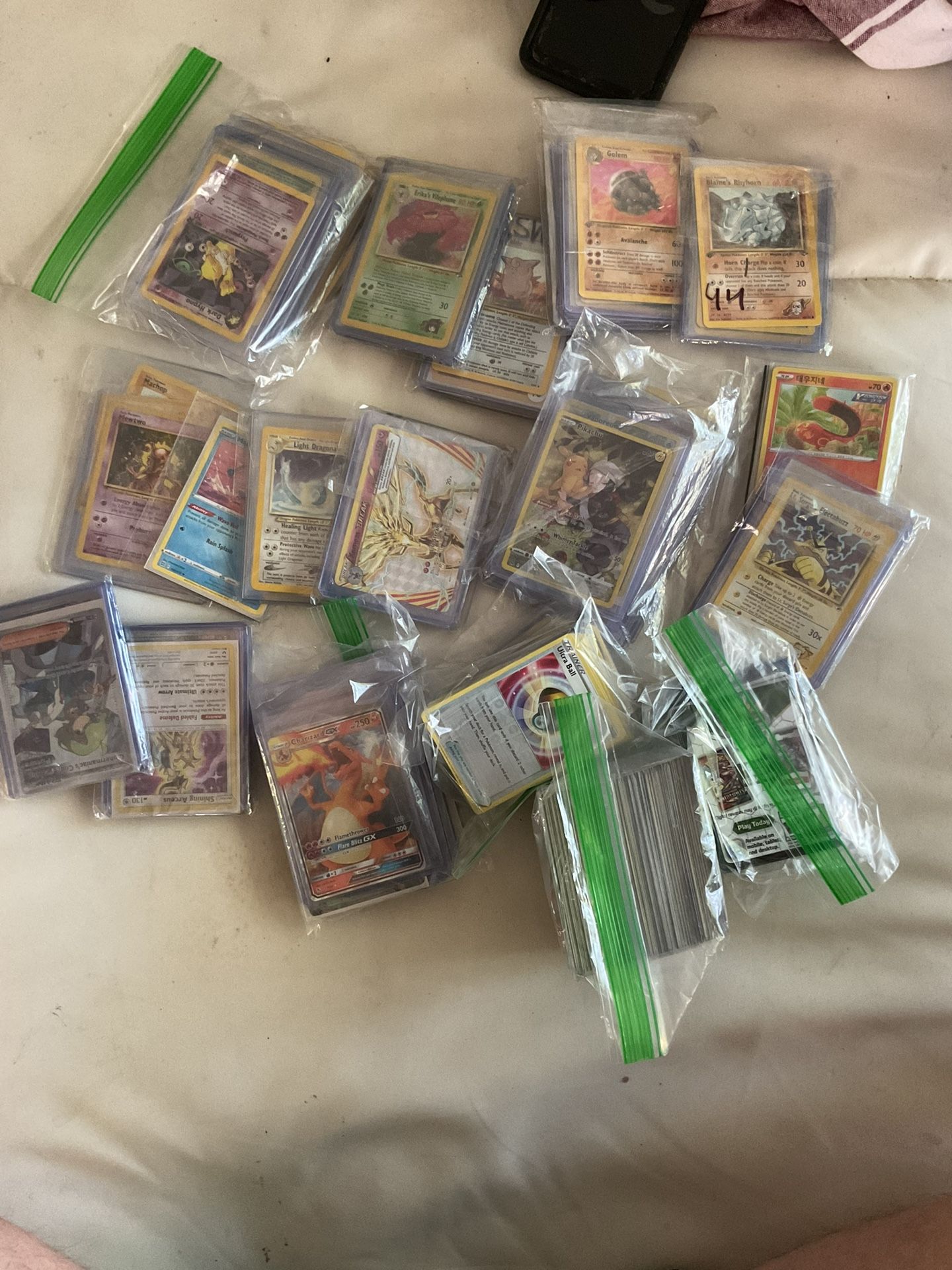 Massive Lot Pokémon Singles, Vintage 1st Edition, Full Arts And Alt Arts, Trainer Gallery Etc