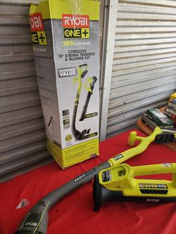 Ryobi trimmer & blower kit