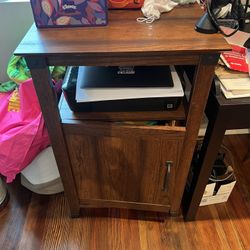 Brown Printer Stand / Cabinet