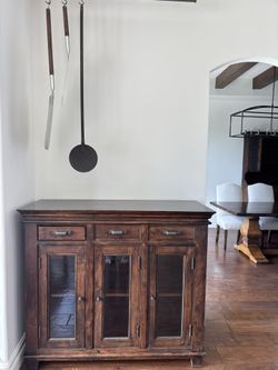 Wood And glass Cabinet