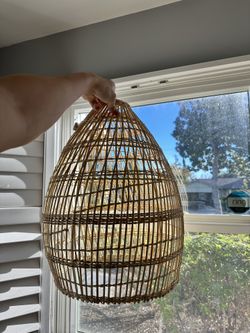 Rattan Pendant Light