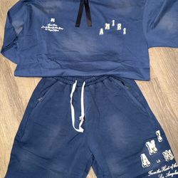 Amiri Shorts Set Size Small & Medium Available 