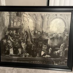 Painting With All Actors Of Mob Movies