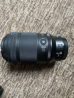 Nikon Nikkor Z MC 105mm f/2.8 VR S macro lens with hood
