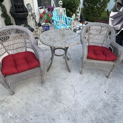 Wicker Patio Set 