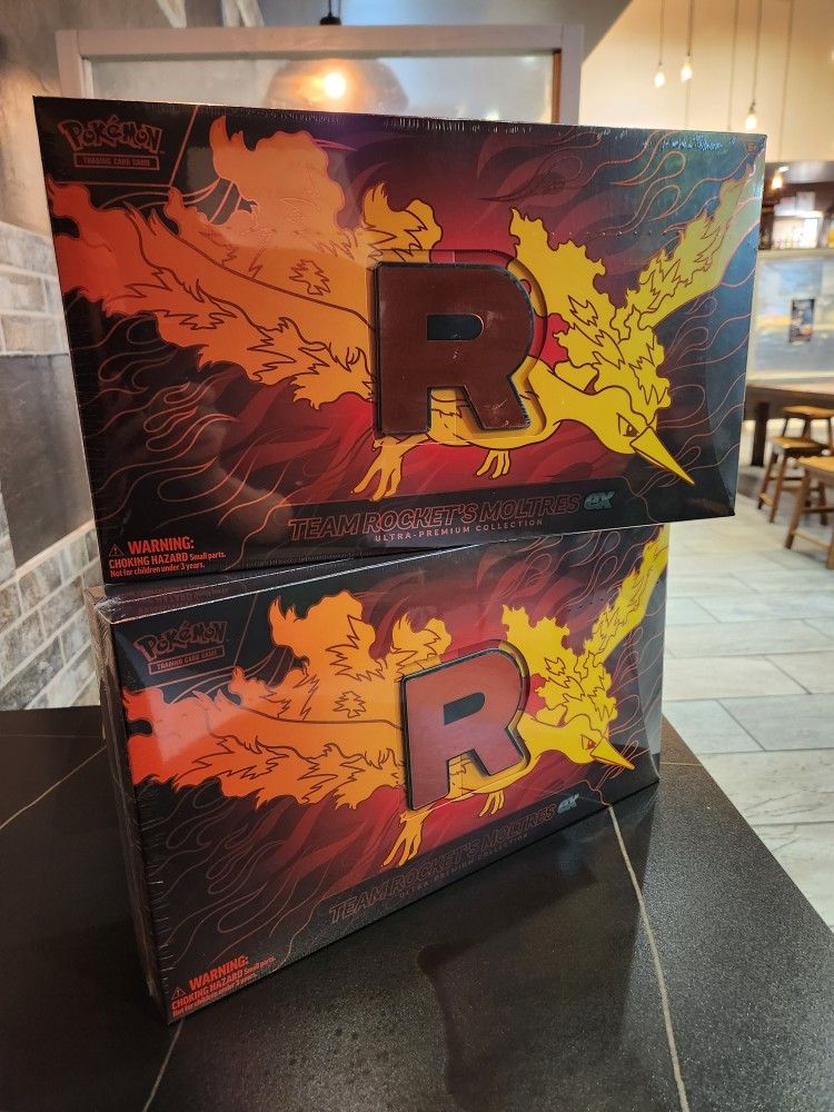 Pokemon Team Rockets Moltres Ultra Premium Collection (No Trades)
