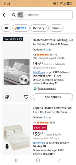 HEAYED MATTRESS PAD CAL KING
