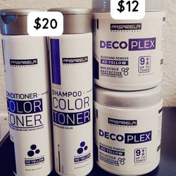 Keratina Orgánica Profesional, Shampoo Color Y Bleach