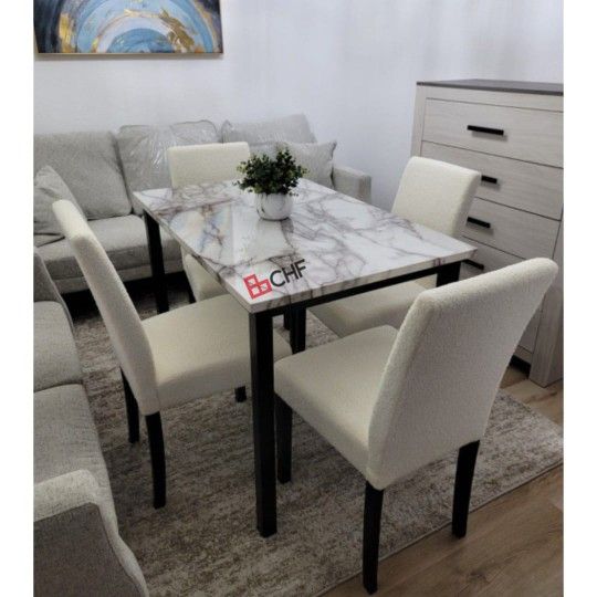 5 Pc Dining Table Set 