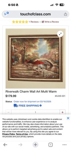 Riverwalk Charm Wall Art Multi Warm