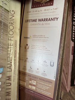 Laminate Flooring 8MM 2 packs brand New