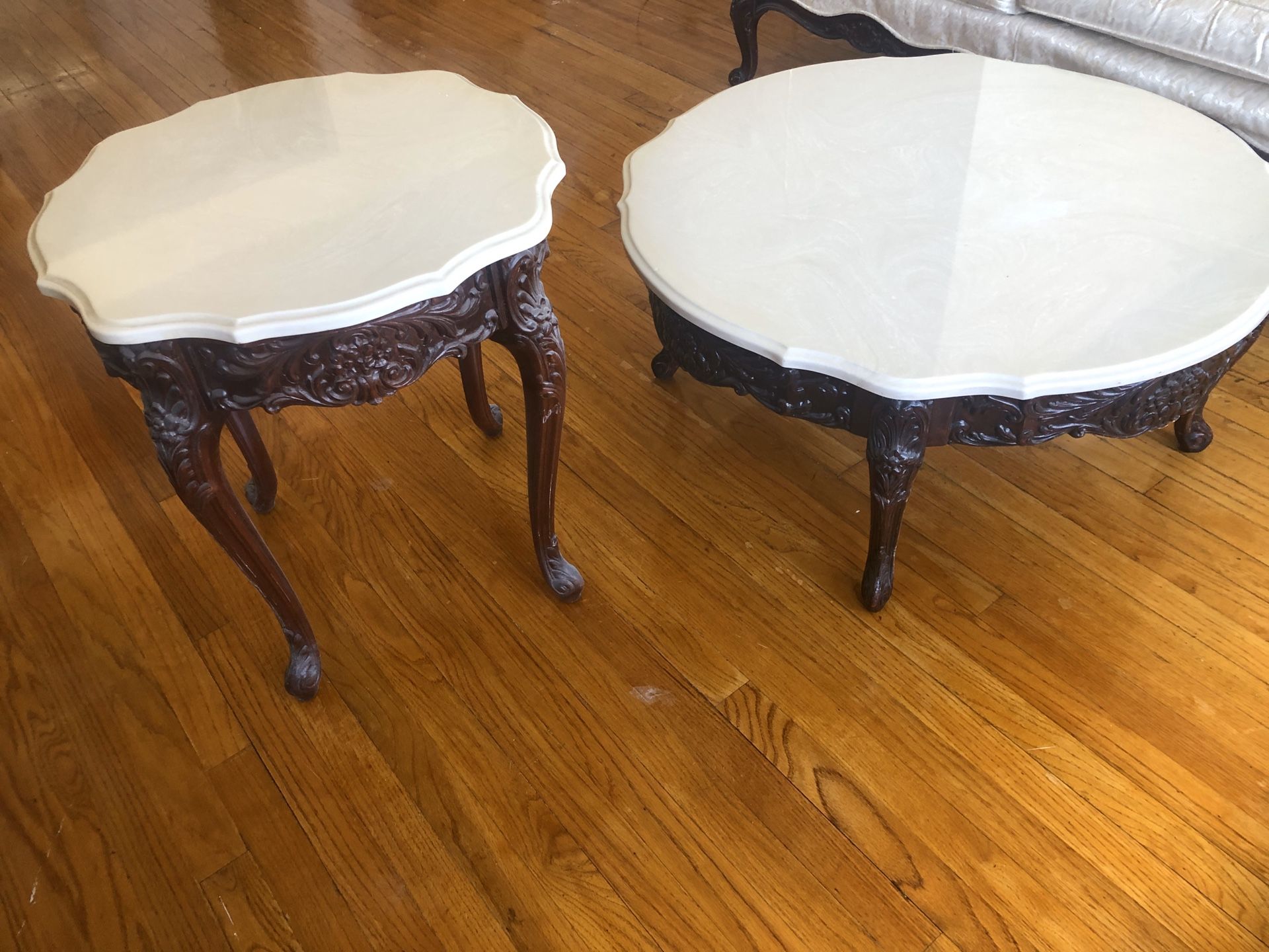 $500 obo Antique Victorian coffee table and end table AMAZING CONDITION