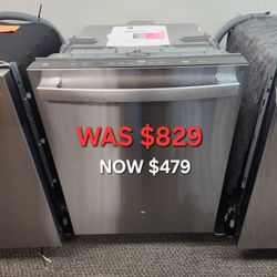 GE ENERGY STAR TOP CONTROL WOTH PLASTIC INTERIOR DISHWASHER 