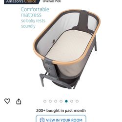 Maxi-Cosi Iora Bedside Bassinet, Essential Graphite