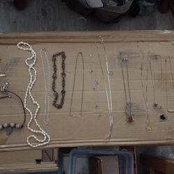 Vintage Necklaces, Bracelets,And A Few Rings