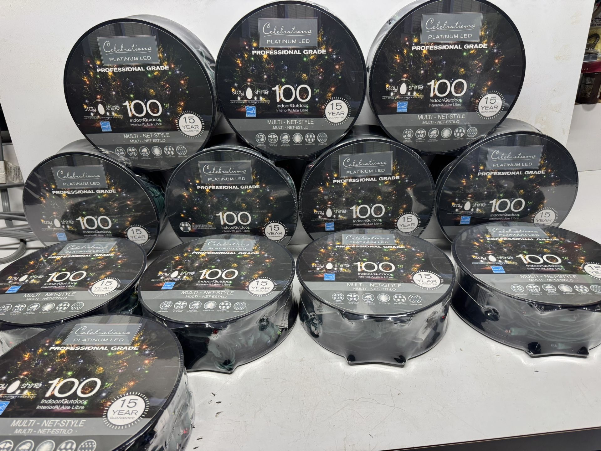 New Celebrations LED Multi Net Style Lights. (12) Sets Available $7 A Set. Must Pick Up