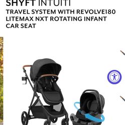 Car Seat Rotating + Stroller 