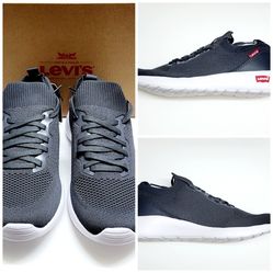 Levis Sneaker / tennis for men Drew KT Charcoal Size 8.5.