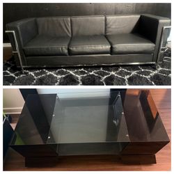 Couch and coffee table