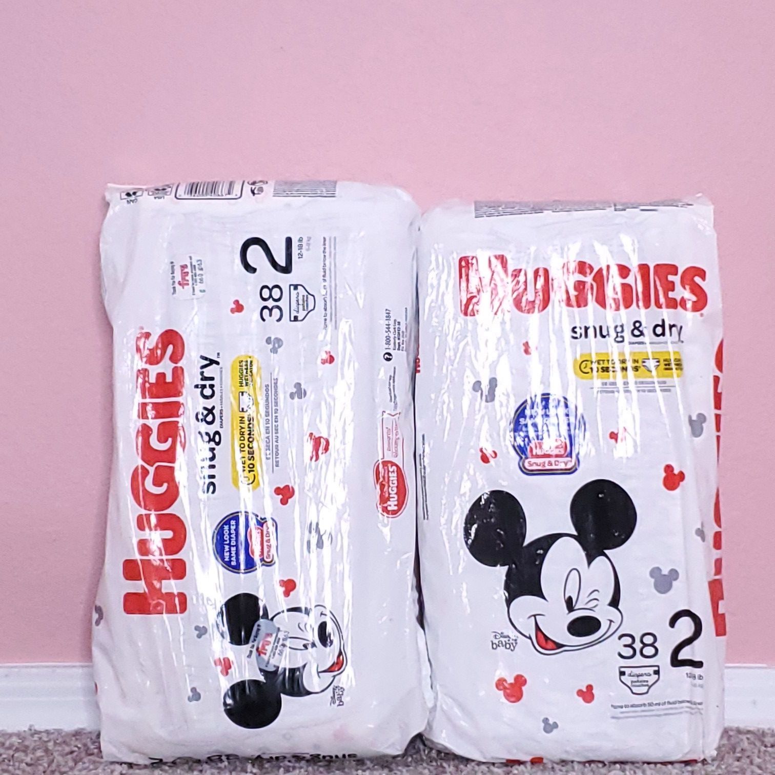 Huggies snug and dry diapers size 2