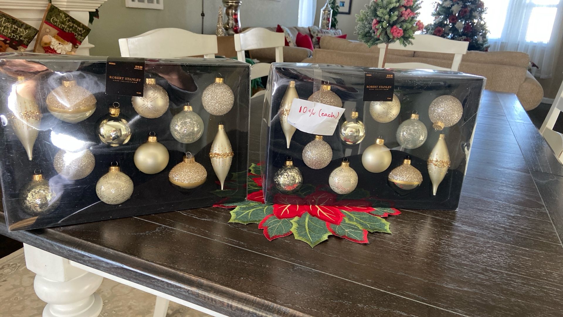 Christmas Decorations 10 Each