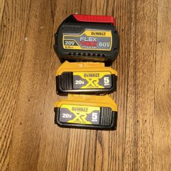 Brand new Dewalt batteries