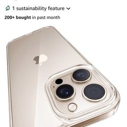 TORRAS Crystal Clear for iPhone 16 Pro Max Case, [Anti-Yellowing][Military-Grade Protection], Slim Transparent Anti-Scratch Back, Soft Bumper, Non-Sli